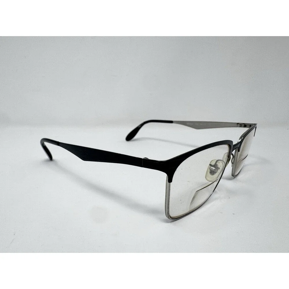 Ray-Ban RB6344 2861 Black Silver Eyeglass Frames 54-17-140 Authentic